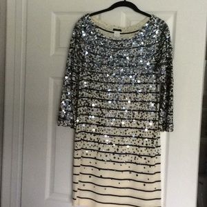 J Crew knit sequined dress.
